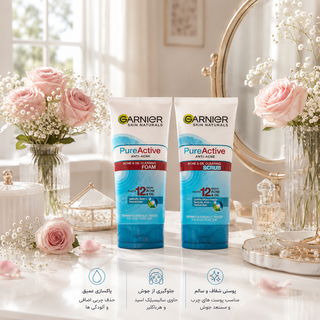 فوم شستشوی و اسکراب ضد جوش پیوراکتیو حجم ۱۰۰ میل اصلی اورجینال